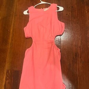 Pants store pink mini dress